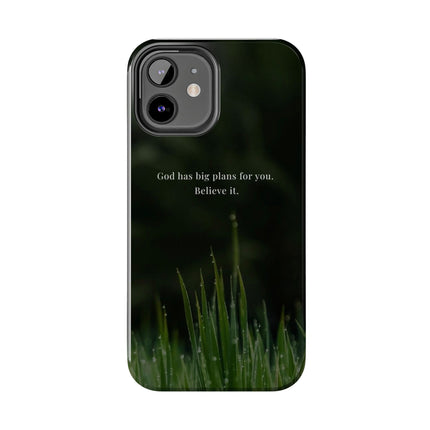 Nature themed motivational phone case