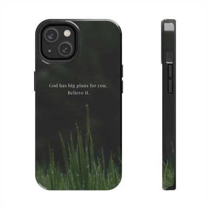 Nature themed motivational phone case