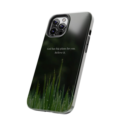 Nature themed motivational phone case