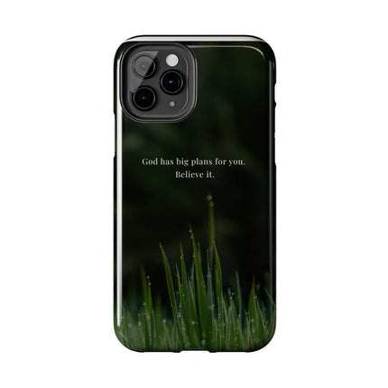 Nature themed motivational phone case