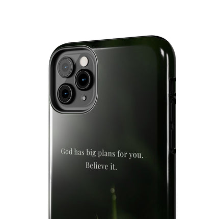 Nature themed motivational phone case