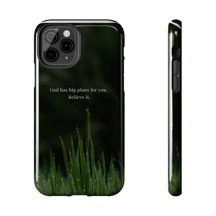 Nature themed motivational phone case