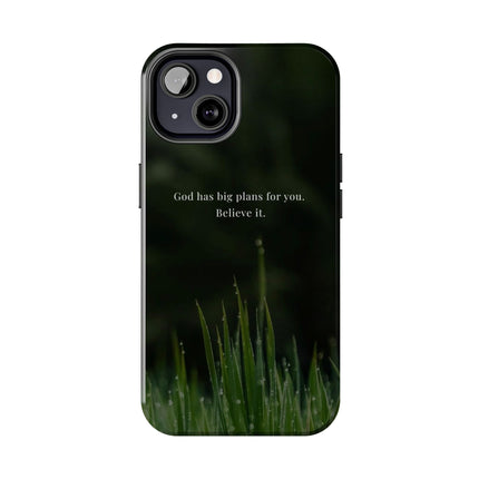 Nature themed motivational phone case