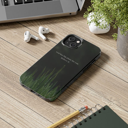 Nature themed motivational phone case