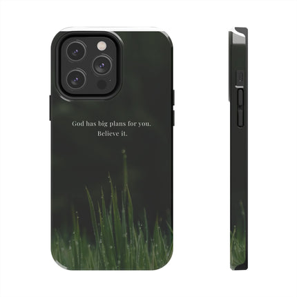 Nature themed motivational phone case