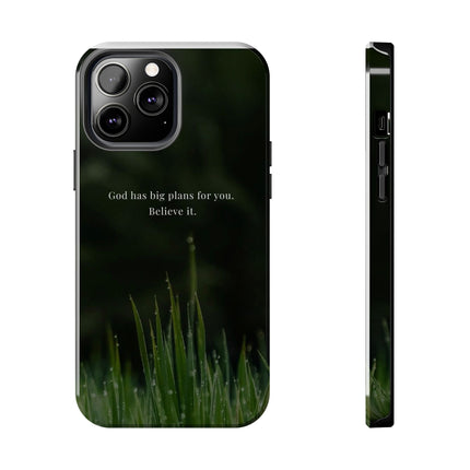 Nature themed motivational phone case