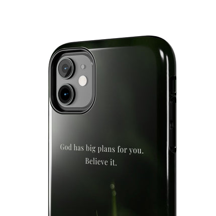 Nature themed motivational phone case