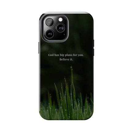 Nature themed motivational phone case