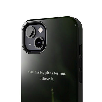 Nature themed motivational phone case