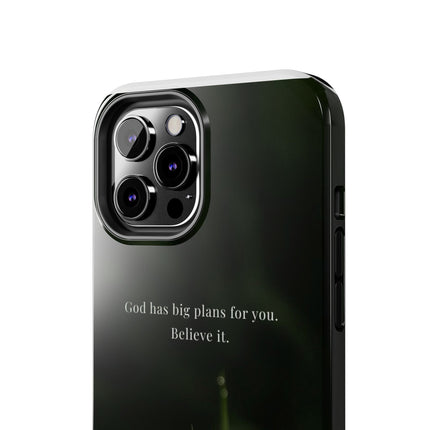 Nature themed motivational phone case