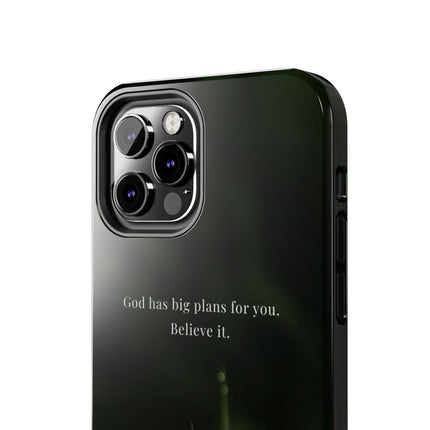 Nature themed motivational phone case