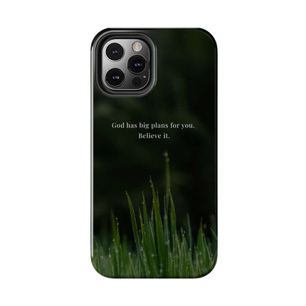 Nature themed motivational phone case