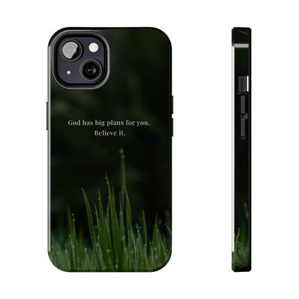 Nature themed motivational phone case