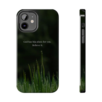 Nature themed motivational phone case