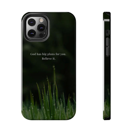 Nature themed motivational phone case