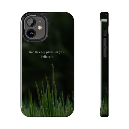 Nature themed motivational phone case