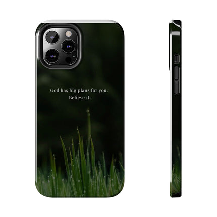 Nature themed motivational phone case