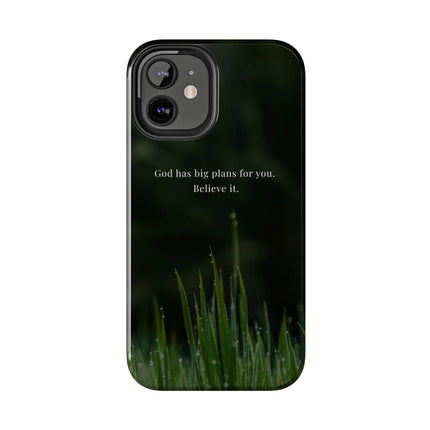 Nature themed motivational phone case