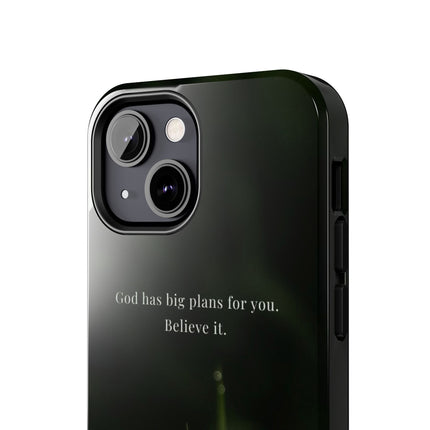 Nature themed motivational phone case